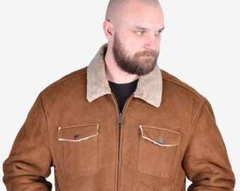 Levi Suede Jacket - Etsy Australia