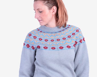 Vintage Hand Knitted Icelandic Wool Jumper 10 - www.brickvintage.com