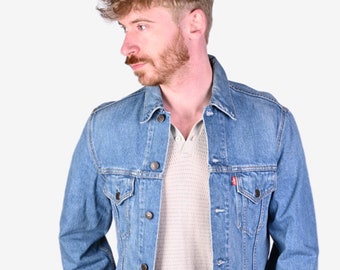 Levi's Denim Trucker Jacket Vintage 1980 70500 Type 3 Made in
