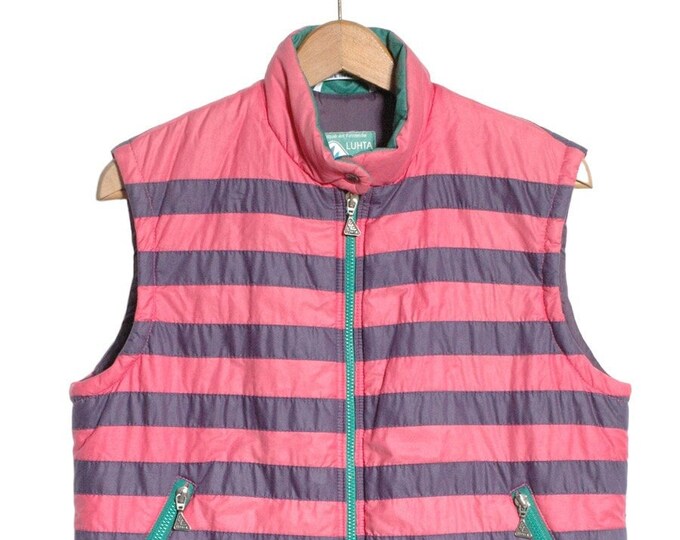 Gilet Bouffant Vintage Johnnie Owens Années 70 – Taille M Homme, Couleur Kaki, Léger Et Rétro