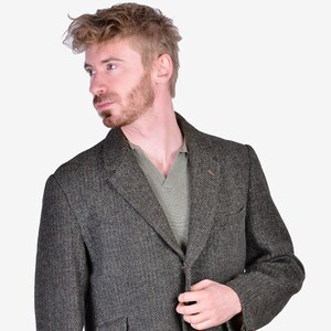 Gents Stromay Green Harris Tweed Sports Jacket Etsy