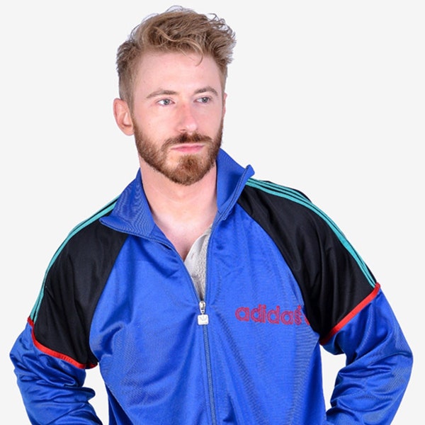 Vintage 1980's Adidas Tracksuit Top | Size L - www.brickvintage.com