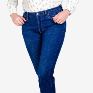 Vintage Levi es 501 Dunkelblaue Jeans | Größe 28/32 - www.brickvintage.com