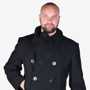 Vintage 1980&#39;s Major Coat Co Pea Coat | Size L - www.brickvintage.com