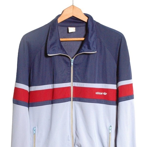 Vintage 1970's Adidas Track Jacket | Size L - www.brickvintage.com