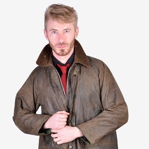 Vintage Barbour Gamefair A123 Wax Jacket Size C38 97cm S Www.brickvintage Etsy Canada