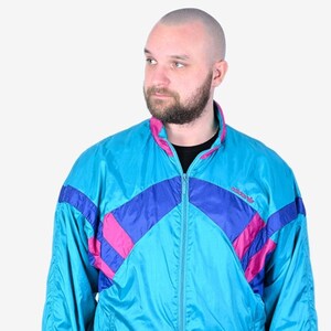 Vintage shell suit jacket top