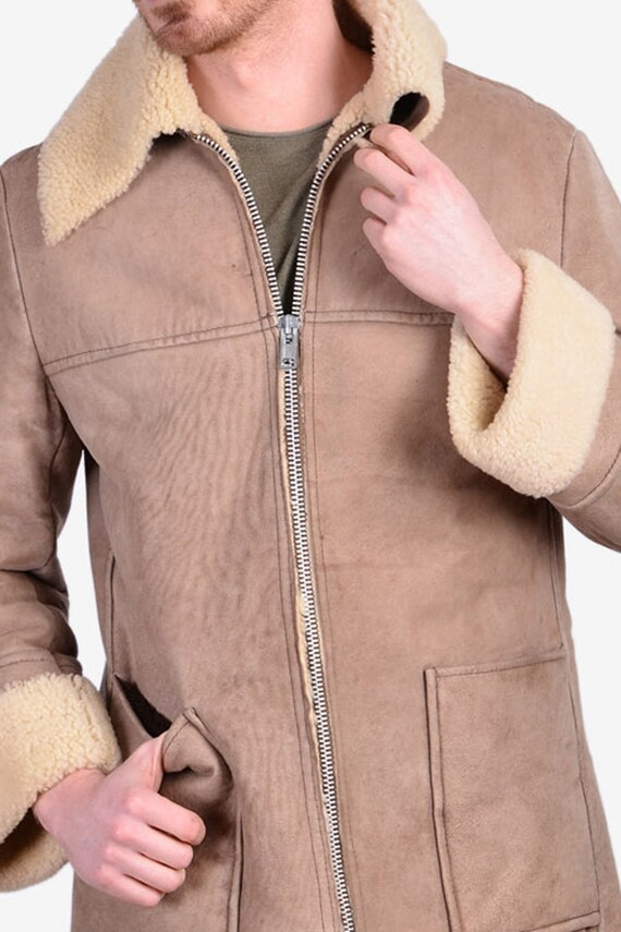 Vintage 1970's Antartex Sheepskin Shearling Coat | Size S - www.brickvintage.com