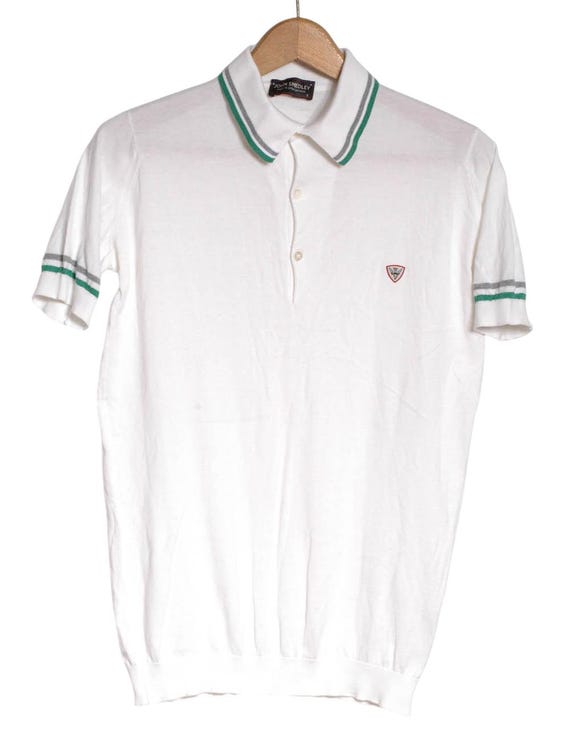 John Smedley, Vintage 1970's John Smedley Polo Shirt | Size XS - www.brickvintage.com