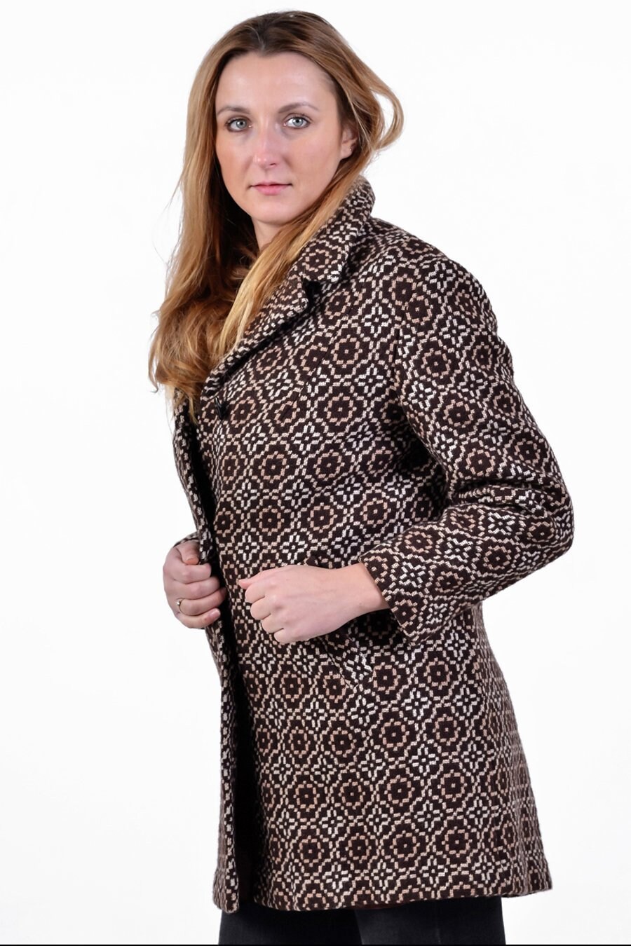 Image of Vintage Handmade Tapestry Wool Coat  - Www.brickvintage.com