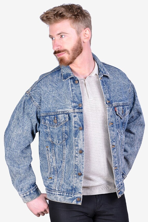 Vintage Levi's 70507 Acid Wash Denim Jacket Size M - Etsy