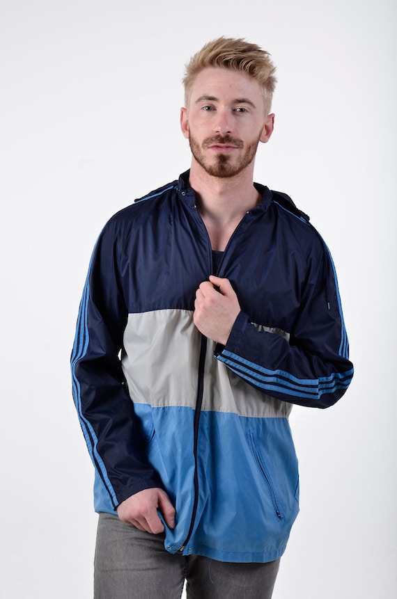 routed adidas windbreaker