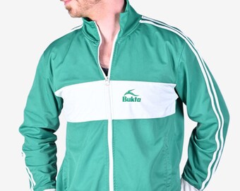 Vintage Retro Bukta Track Jacket Size M