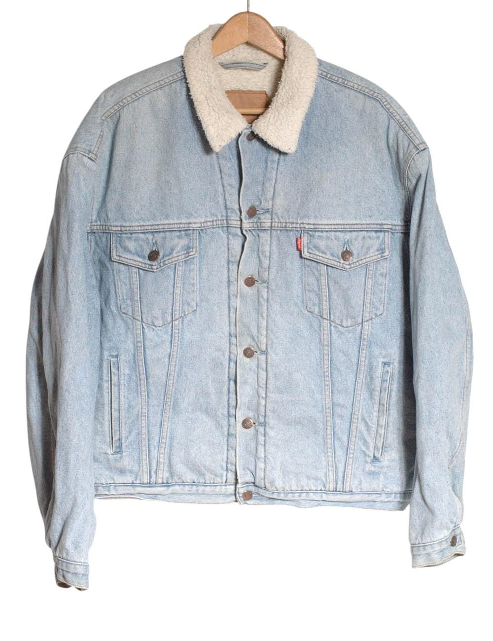 Helle Jeansjacke Lee Jeansjacke Mit Fell Levi's Jacke Winter