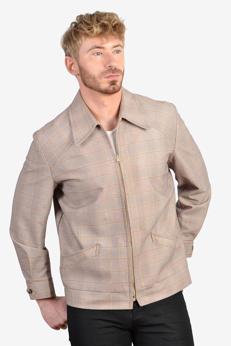 Image of Vintage 1960's Courtaulds Lirelle Harrington Jacket | Size L - Www.brickvintage.com