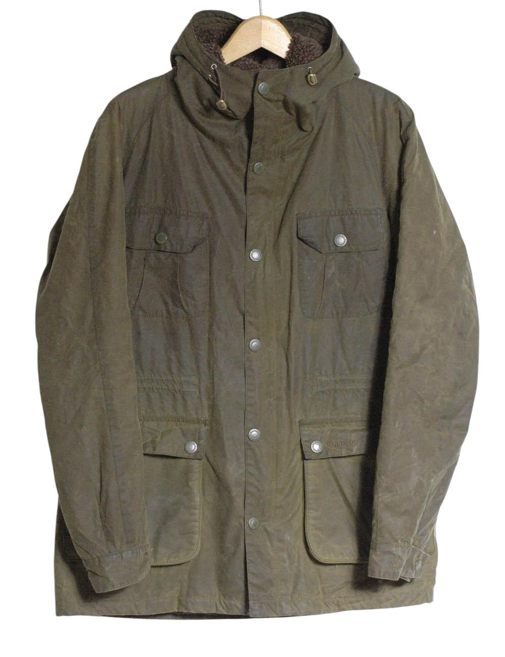 Vintage Barbour Brindle Wax Jacket | Size L - Www.brickvintage.com
