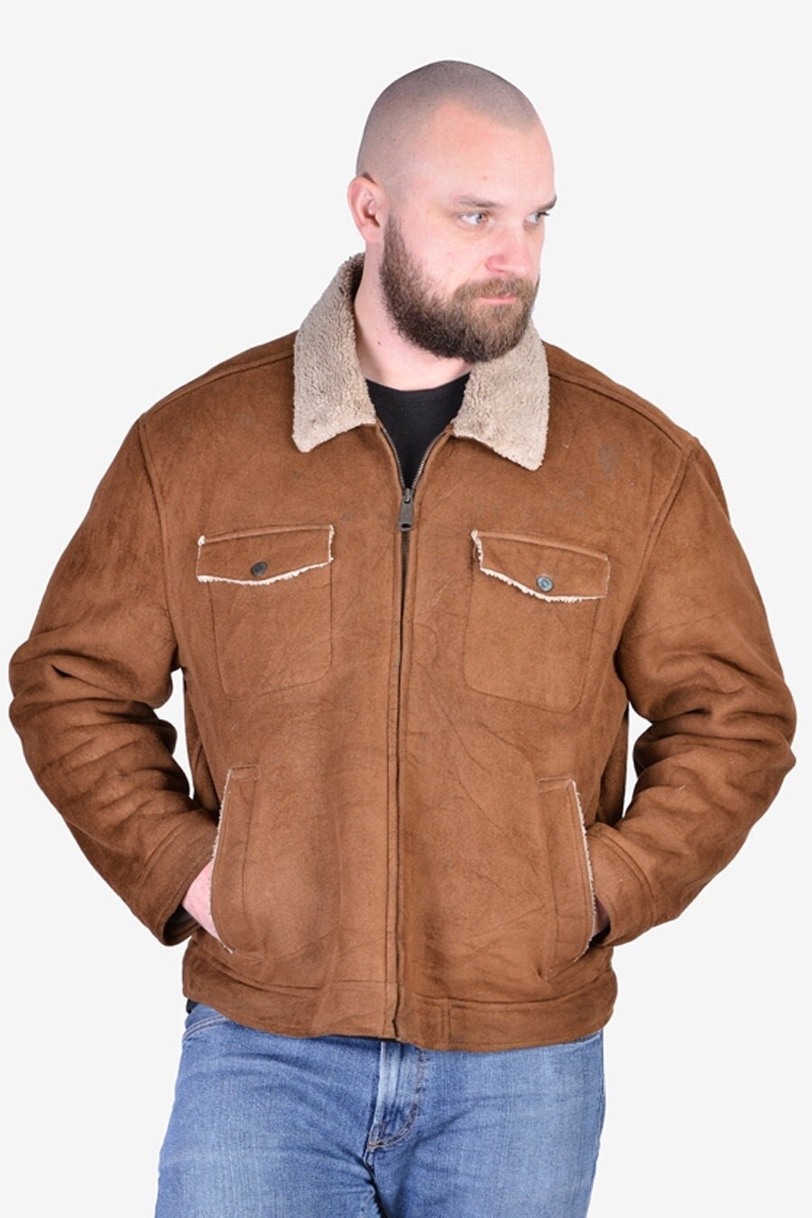 suede levis trucker jacket