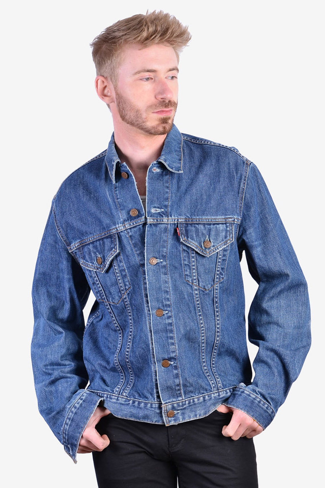 Vintage Levi's Blue Denim Jean Jacket Size M | Etsy