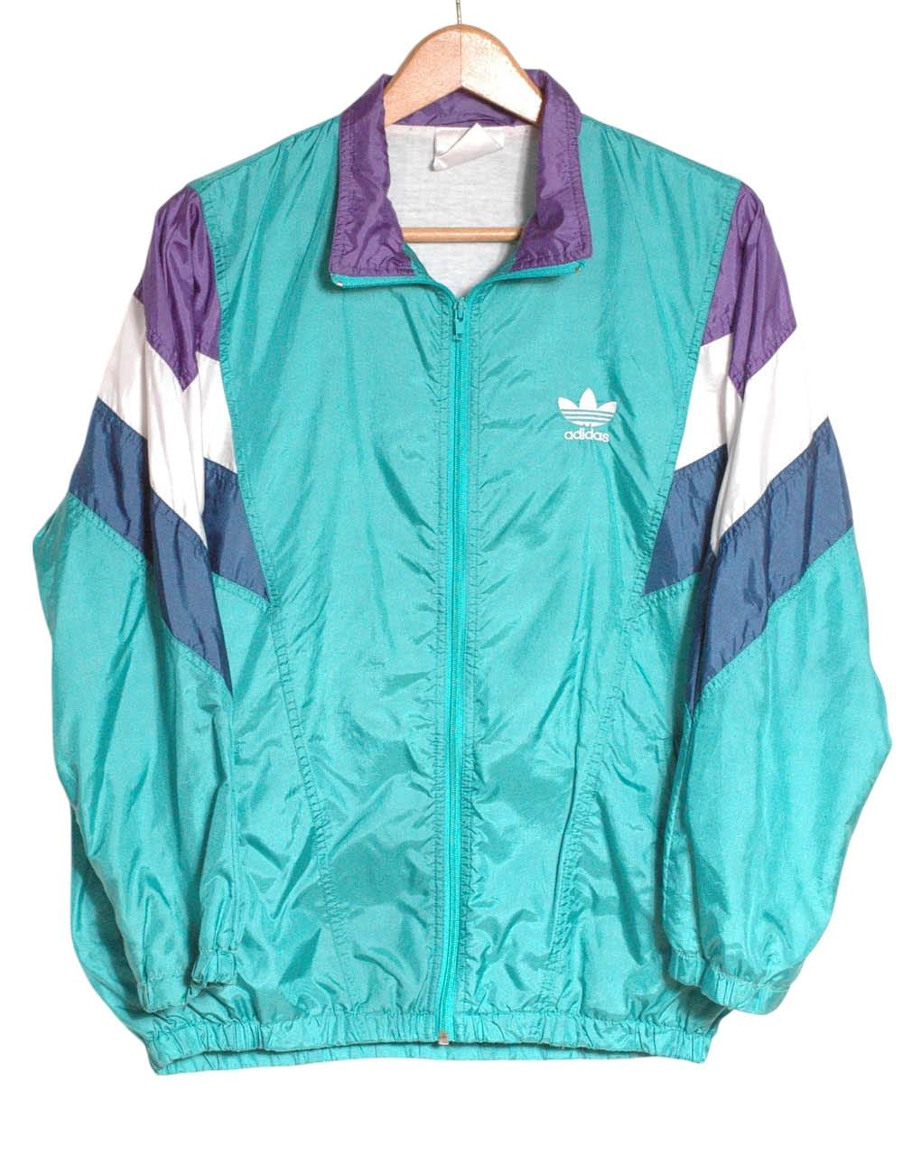 トップス 80s vintage adidas simple track jacket 80's Adidas Tracksuit Top Black Rare Vintage Find (Size S
