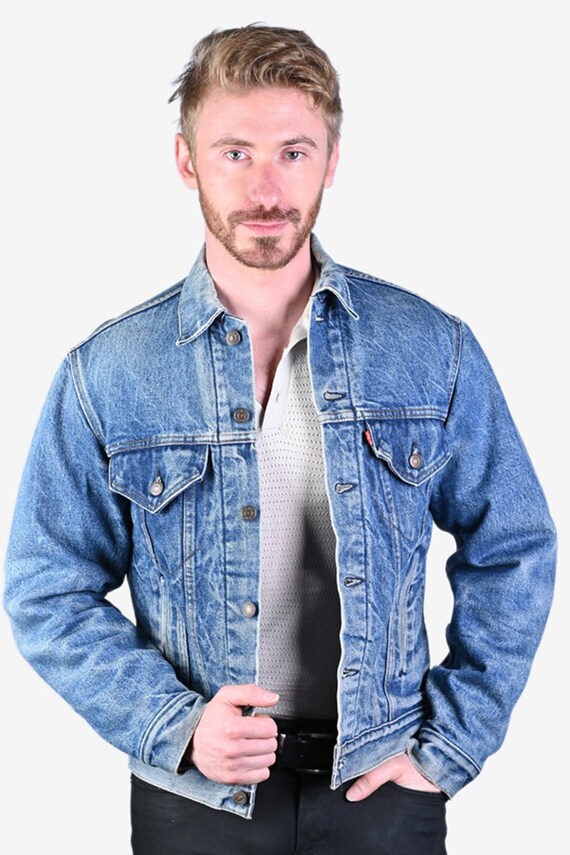 ジャケット・アウター 90's Levi's 70506 blanket denim jacket Vintage Levis 70506 90S Blanket Lined Denim Trucker Jacket