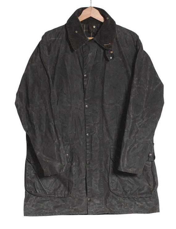 Vintage Barbour Border Wax Jacket | Size 102cm/40in M - Www