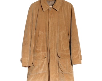 Vintage 1970's Invertere Brown Corduroy Coat | Size L - www.brickvintage.com
