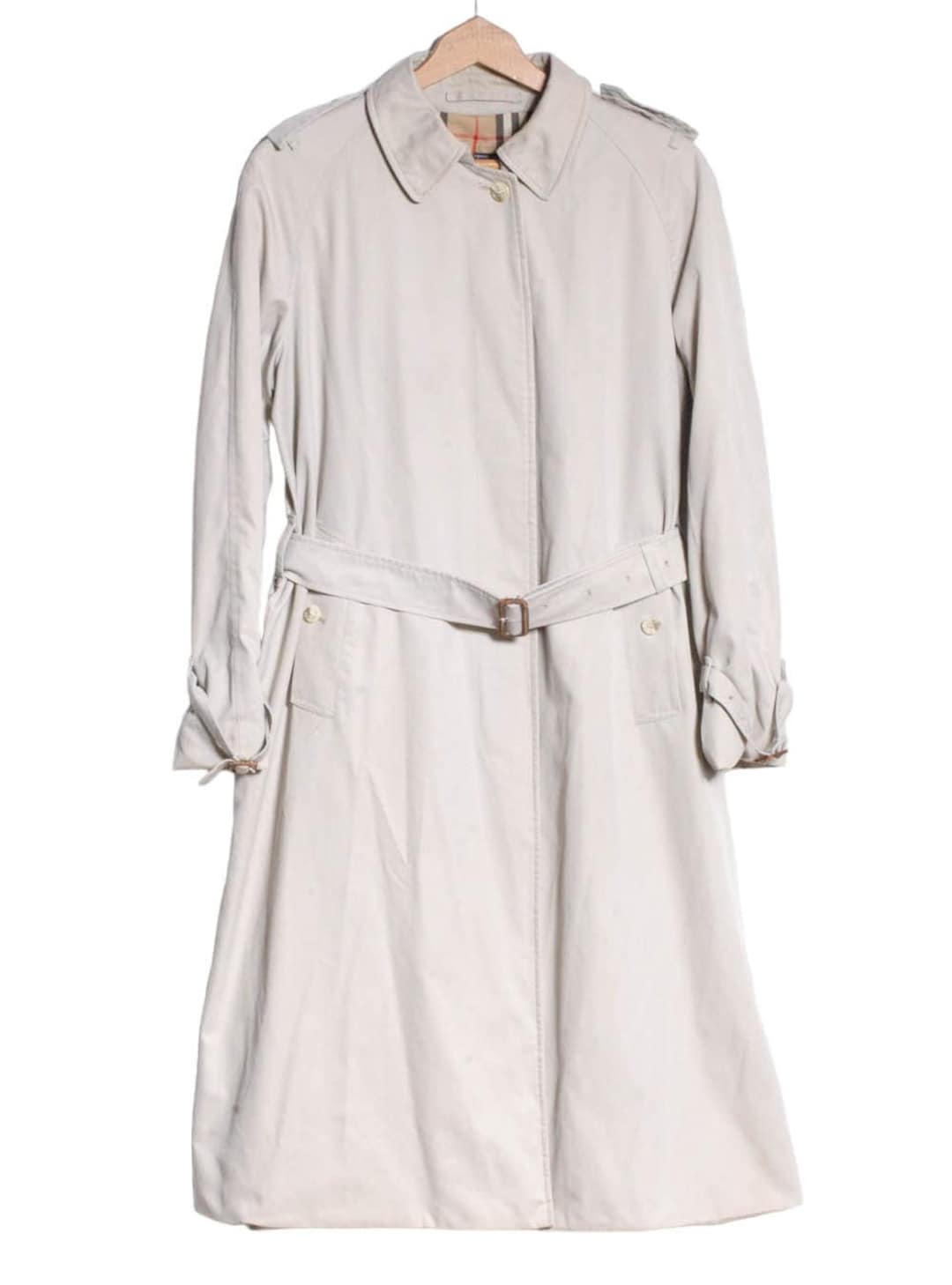 ヴィンテージ バーバリー ベージュ トレンチコート | サイズ 16 - www