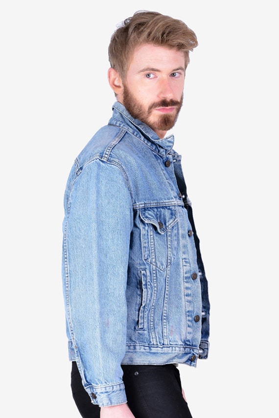 70503 Denim Trucker Jacket Size 