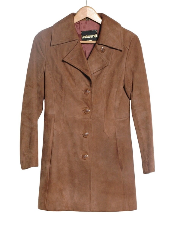 Vintage 1970s leathercraft brown Gem