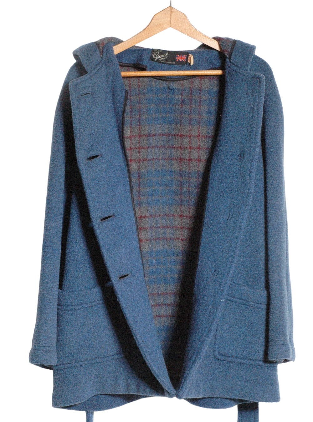 Vintage 1960's Gloverall Blue Duffle Coat | Size 12 - Www