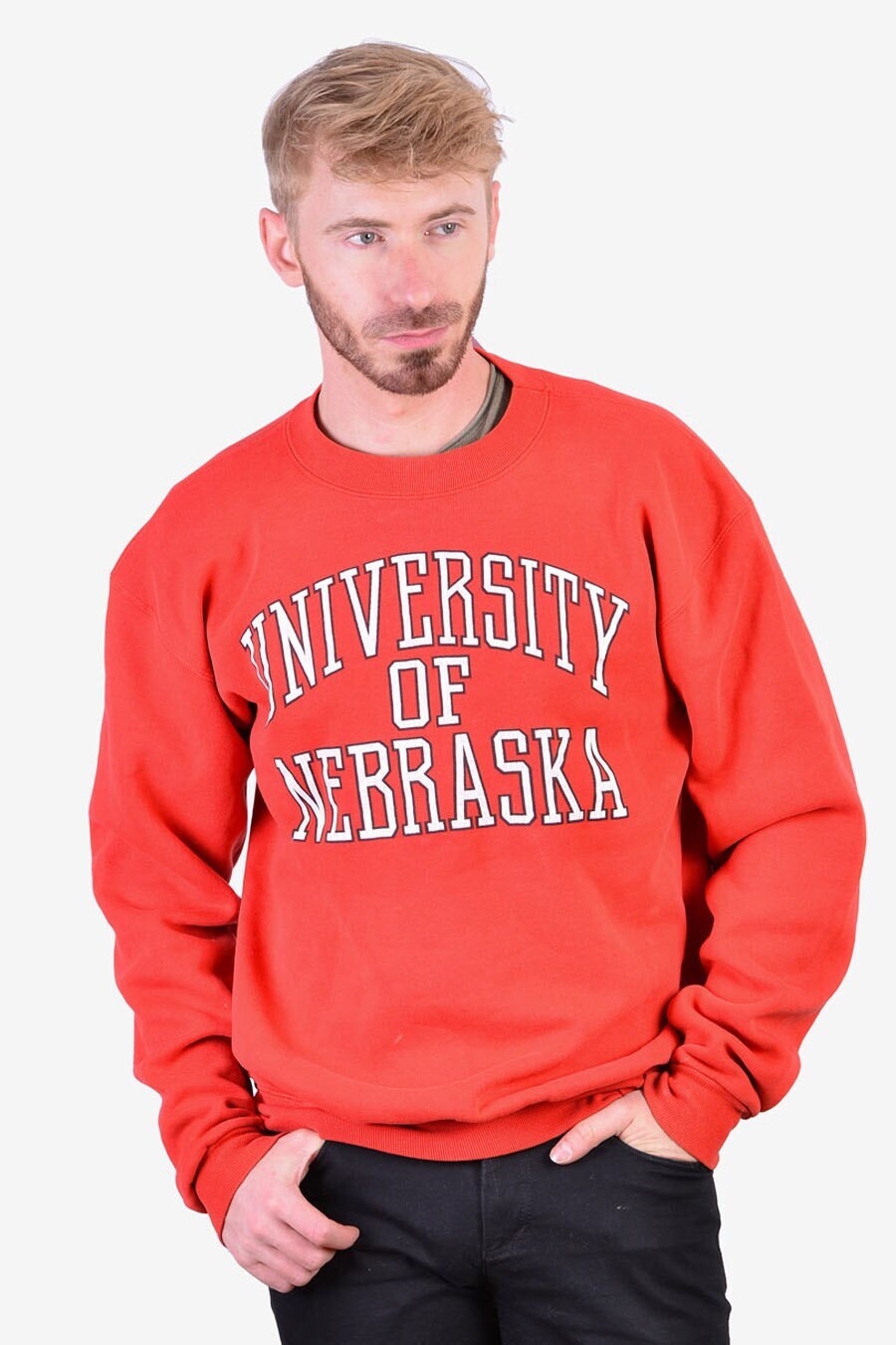 Nebraska sweatshirt vintage Clearance