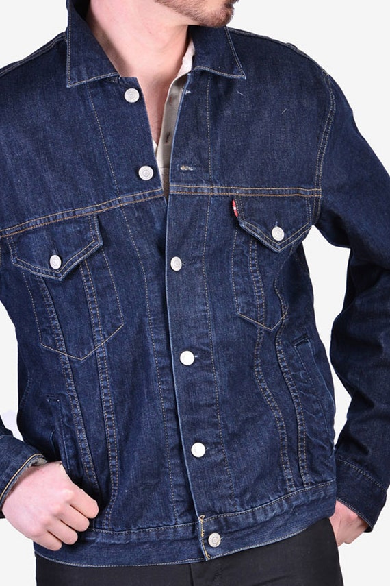72510 Dark Blue Denim Jacket Size 