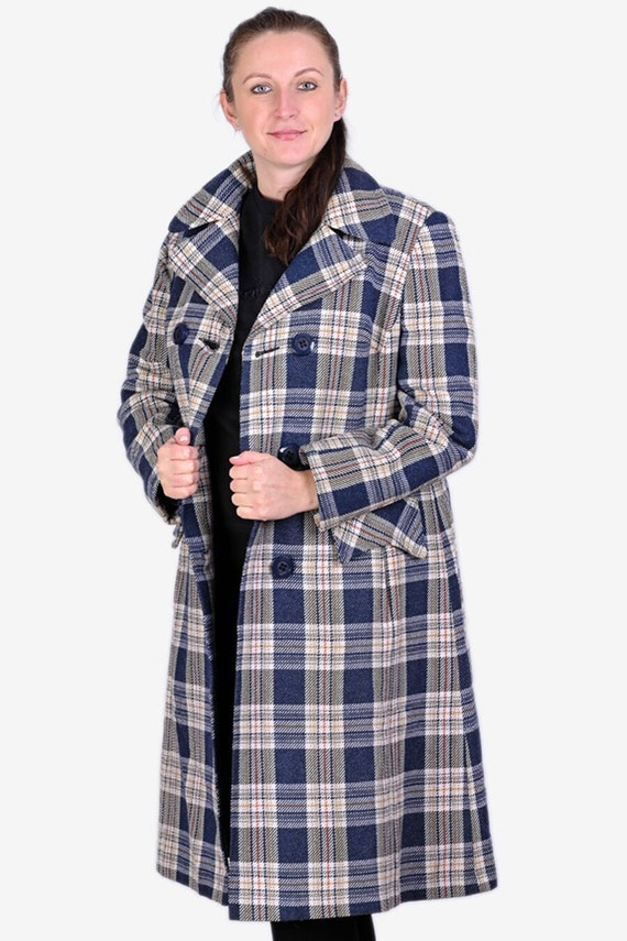 Plaid swing best sale coat