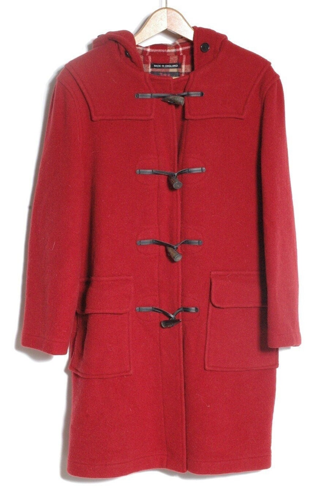 Vintage Gloverall Red Duffle Coat Size 10 Etsy
