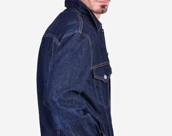 Vintage Levi's 72510 Dark Blue Denim Jacket Size M | Etsy