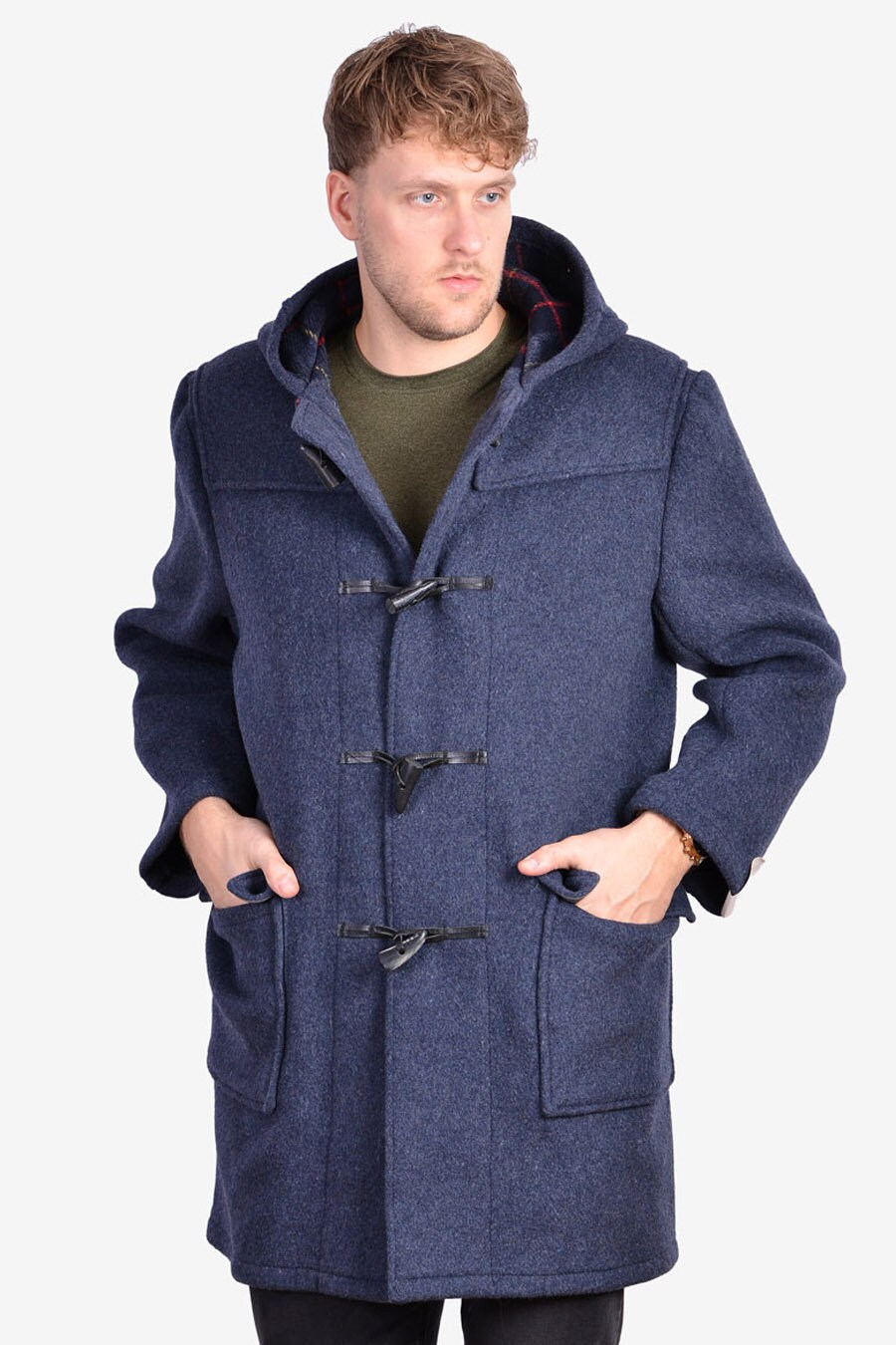 Image of Never Worn Blue Duffle Coat | Size L - Www.brickvintage.com