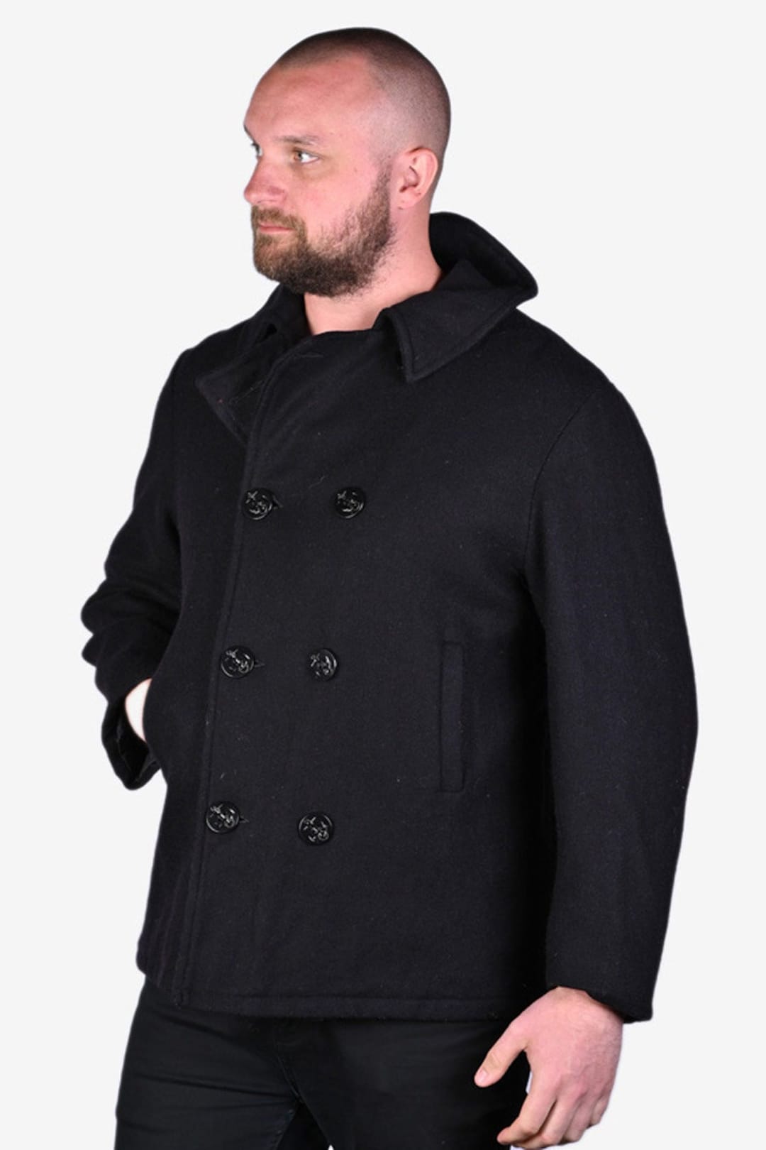 JEANASIS【eL】short beaver big pea coat Sites-Gant-US-Site