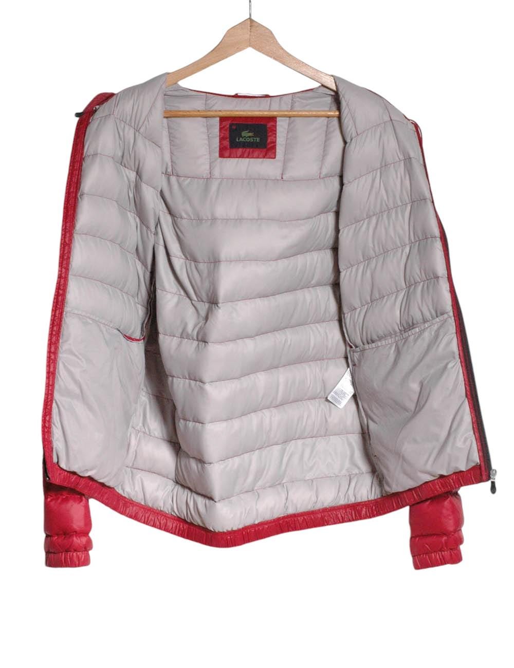 ジャケット・アウター LACOSTE Down jacket 90s vintage Vintage 90s Lacoste Jacket Puffer Down Jacket Embroidery