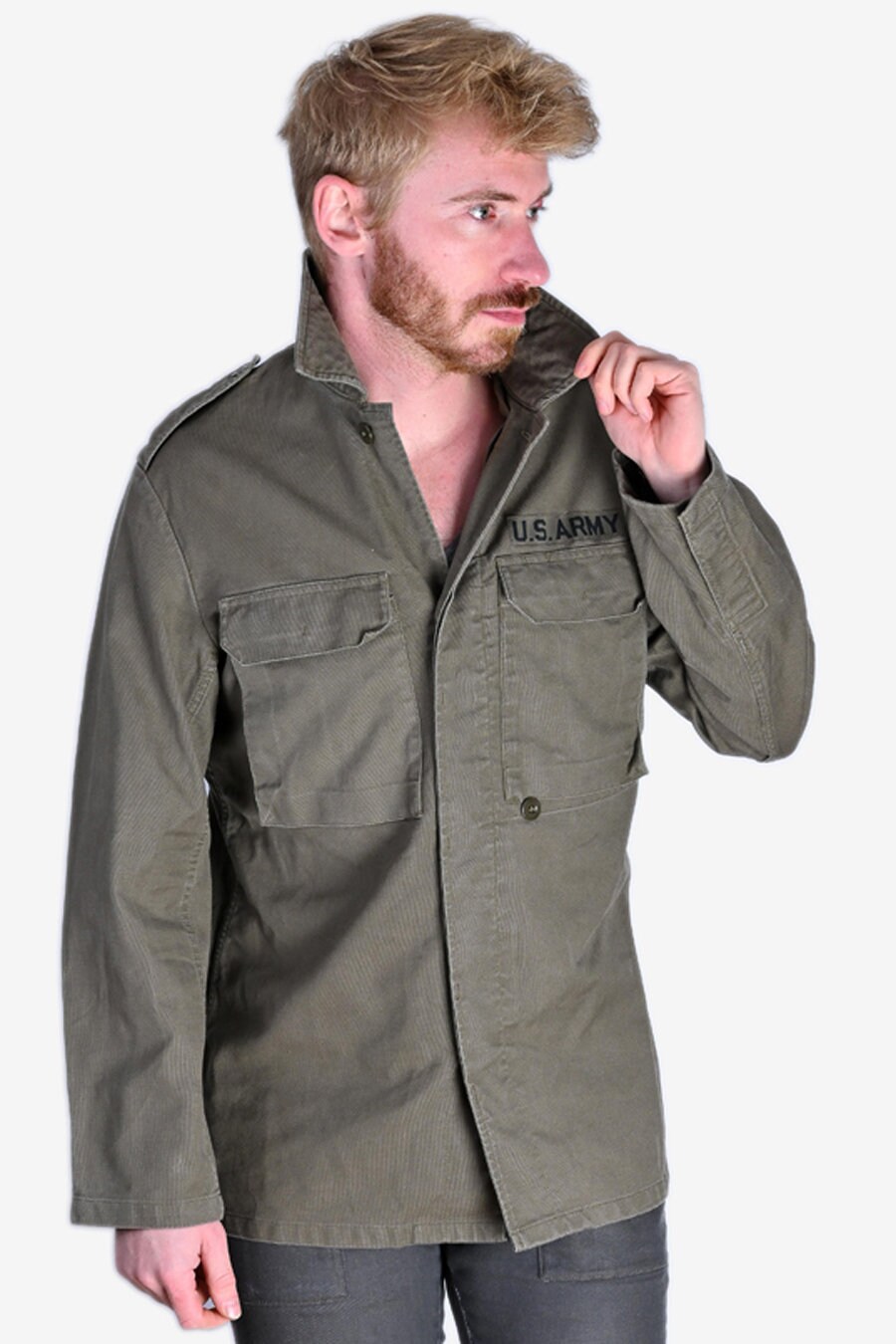 Vintage 1980 s US Army Moleskin Military Jacket Size S Www.brickvintage Etsy Canada