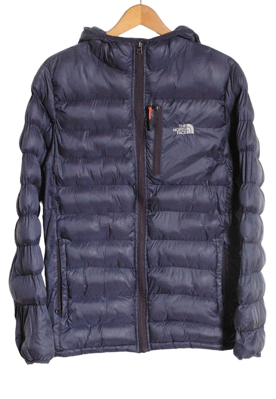 Navy blue north top face puffer jacket