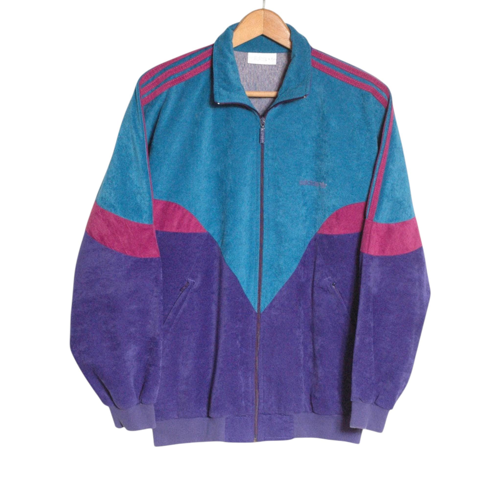 Adidas Velour Jacket - Etsy
