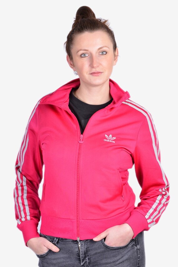 Vintage Adidas Roze Track Jacket Maat 14 - Etsy Nederland