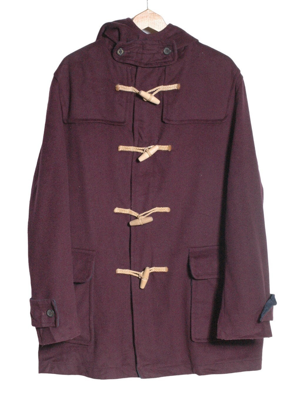 Purple duffle coat on sale