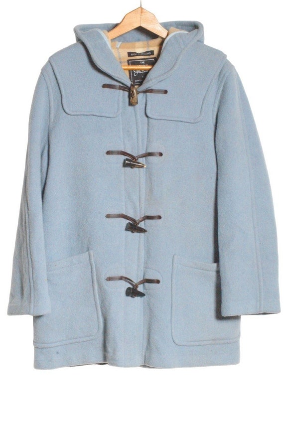 Vintage Gloverall Light Blue Duffle Coat Size 12 - Etsy