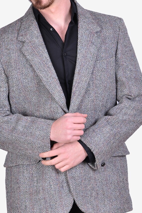 Vintage 1970's Dunn & Co Harris Tweed Jacket Size 40 M Www