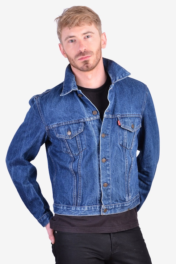 Vintage 1970's Levi's Blue Denim Jacket | Size XS