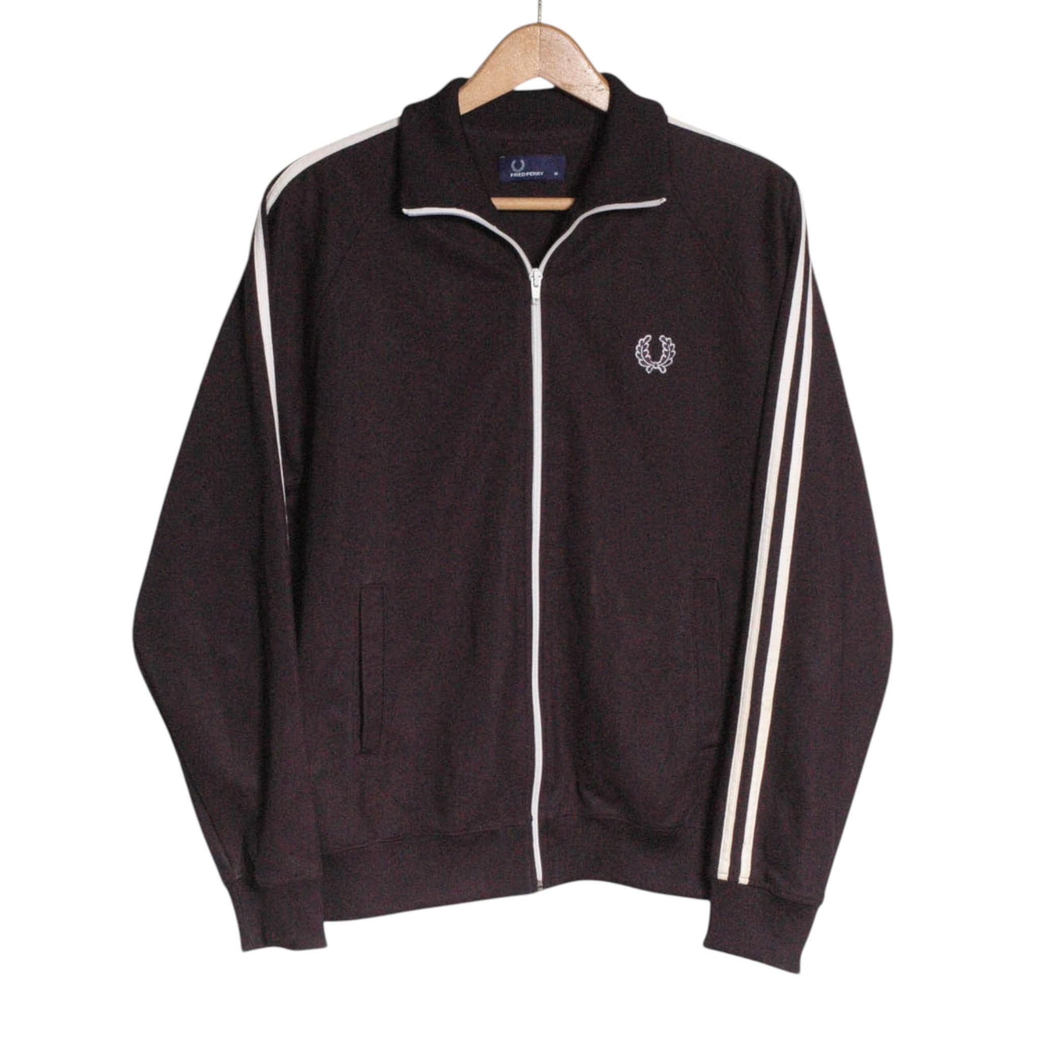 Sweat Fred Perry Hooded Zip Through Sweatshirt Noir Noir - Prêt-à-Porter