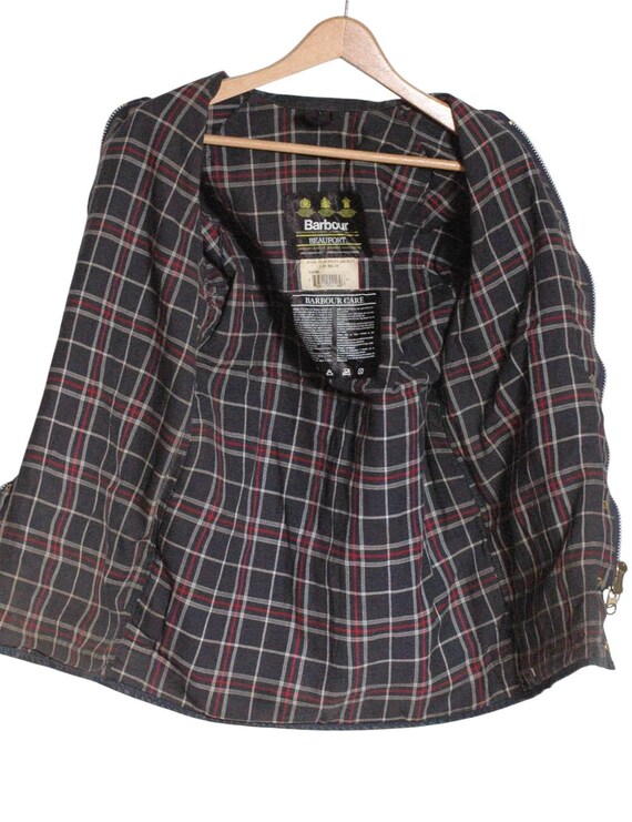 Vintage Barbour Beaufort A155 Wax Jacket | Size C34/86cm XXS - Www