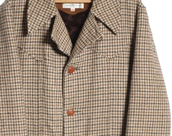 ジャケット・アウター 23AW WOOLRICH Checked jacket wool tweed Woolrich Checked wool-blend Shirt Jacket | Green | FARFETCH