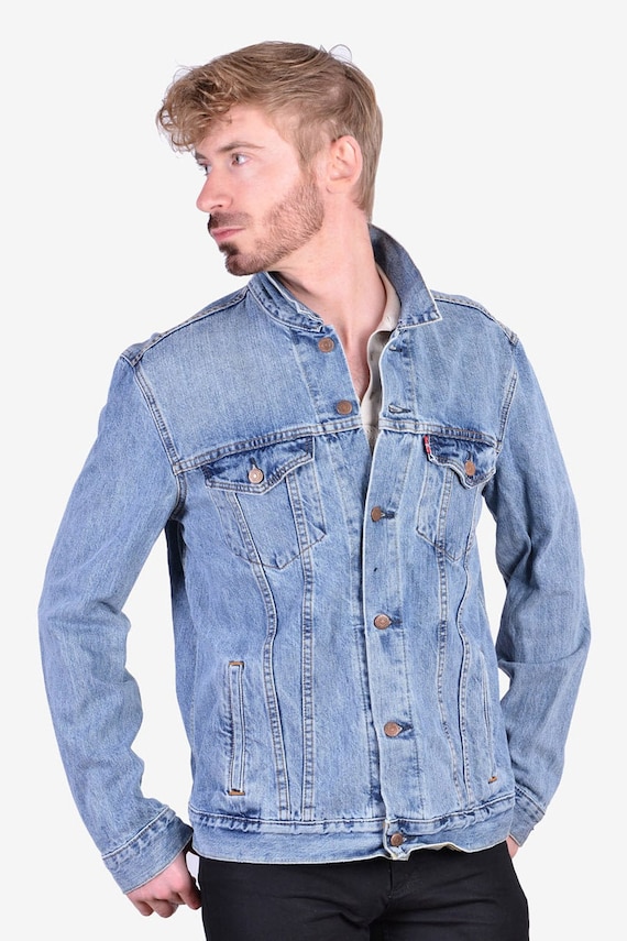 72334 Denim Trucker Jacket Size 